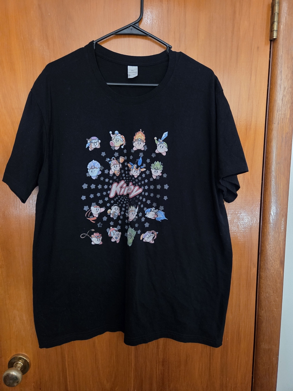 Source Unknown Black Kirby Character Graphic Tee